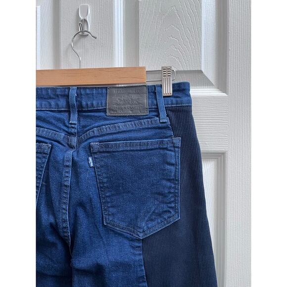 Levi’s Made & Crafted 721 High Rise Skinny Side Ribbed Panel Jean Size 31 56477 - Picture 7 of 16